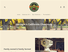 Tablet Screenshot of californiachestnuts.com